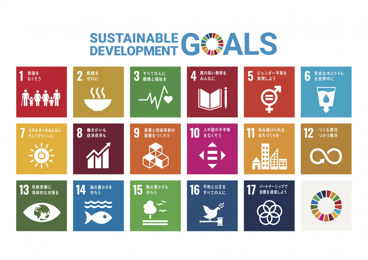 SUSTAINABLE DEVELOPMENT GOALS 世界を変えるための17の目標 （SDGs一覧）